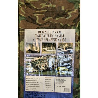 Benson Camouflage Dekzeil - 3 x 4 Meter