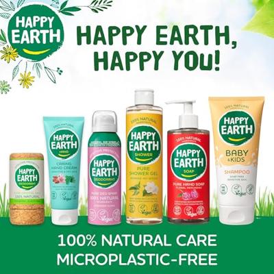 Happy Earth 100% Natural Deo Roll-On Lemon Sandalwood - thumbnail