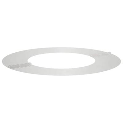 VidaXL Geschikt voor platte boomring zilver ø40 / 70 cm roestvrij staal VidaXL Geschikt voor platte boomring zilver ø40 / 70 cm roestvrij staal