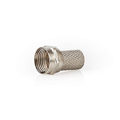 Nedis F-Connector | Male | Twist-On | 7.5 mm | Zilver | 25 Stuks | 1 stuks - CSVC41908ME CSVC41908ME Nedis F-Connector | Male | Twist-On | 7.5 mm | Zilver | 25 Stuks | 1 stuks - CSVC41908ME CSVC41908ME