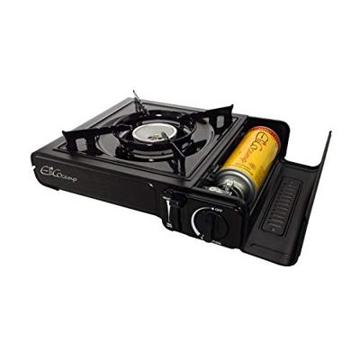 ELICO BDZ-155B Draagbare gasfornuis voor op de camping, werkt op gaspatronen, 2,2 kW, piëzo-ontsteking.