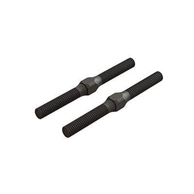 Steel Turnbuckle, M4x48mm, Black (2) (AR330542)
