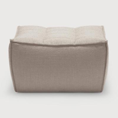 Ethnicraft Hocker 'N701' 70 x 70cm, kleur Beige