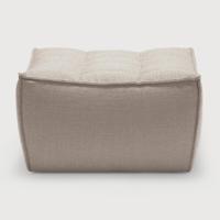 Ethnicraft Hocker 'N701' 70 x 70cm, kleur Beige - thumbnail