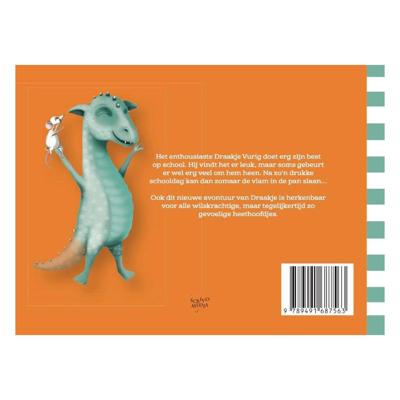 Draakje Vurig op school (Hardback)