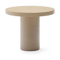 Kave Home Aiguablava tuintafel Ø90 cm cement Beige - thumbnail