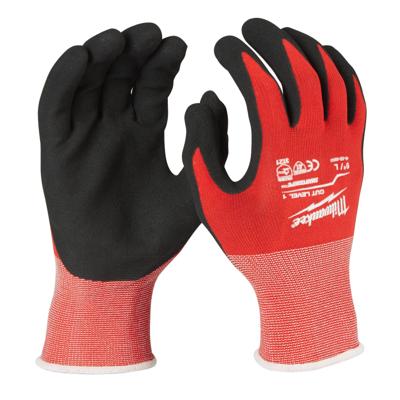 Milwaukee Accessoires gedipte werkhandschoenen | snijklasse 1/a - l/9 | 1 paar - 4932471417