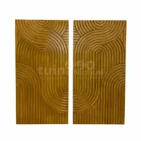 Wanddecoratie Tweeluik Hout 80x80cm - thumbnail
