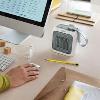 Delonghi hfx10b03.gr keramische ventilatorkachel 360w groen/wit - thumbnail