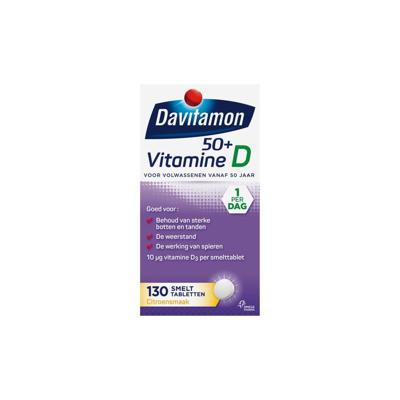 Davitamon Vitamine D 50 Plus Smelttablet Davitamon Vitamine D 50 Plus Smelttablet