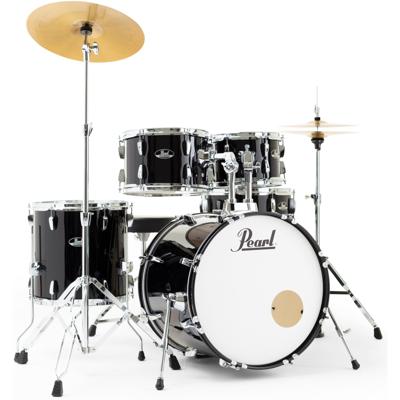 Pearl RS505C/C31 Roadshow drumstel Jet Black Pearl RS505C/C31 Roadshow drumstel Jet Black