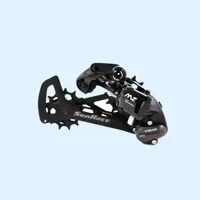 SunRace achterderailleur 12v medium kooi direct zwart - thumbnail