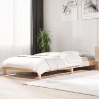 Bed stapelbaar 75x190 cm massief grenenhout - thumbnail