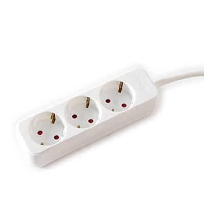 VALUE 3-voudige stekkerdoos zonder schakelaar, wit, 1,5 m VALUE 3-voudige stekkerdoos zonder schakelaar, wit, 1,5 m
