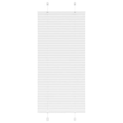 Pliss rolgordijn 60x150 cm stofbreedte 59,4 cm polyester wit