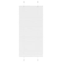 Pliss rolgordijn 60x100 cm stofbreedte 59,4 cm polyester wit - thumbnail