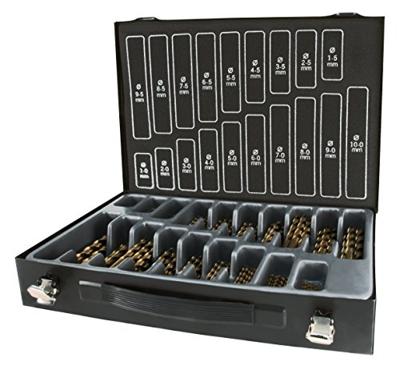 RUKO A215200 HSSE-Co 5 Spiraalboorset 170-delig 1 mm, 1.5 mm, 2 mm, 2.5 mm, 3 mm, 3.5 mm, 4 mm, 4.5 mm, 5 mm, 5.5 mm, 6 mm, 6.5 mm, 8 mm, 10 mm 1 set(s)
