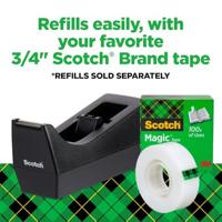 3M C-38 tape afroller Zwart - thumbnail
