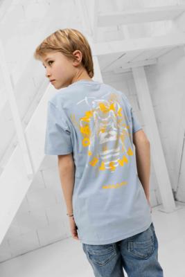 Ballin Amsterdam The Hive T-shirt Kids Blauw - Maat 128 - Kleur: Blauw | Soccerfanshop Ballin Amsterdam The Hive T-shirt Kids Blauw - Maat 128 - Kleur: Blauw | Soccerfanshop