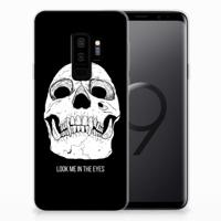 Silicone Back Case Samsung Galaxy S9 Plus Skull Eyes - thumbnail
