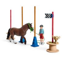 Schleich horse club pony behendigheidswedstrijd 42482 - thumbnail