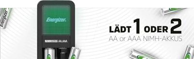 Energizer E300701400 acculader, 700 mAh, 1 stuk zwart