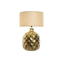 Bureaulamp Home ESPRIT Gouden Aluminium 50 W 220 V 42 x 42 x 66 cm - thumbnail