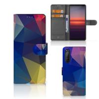 Sony Xperia 5II | Book Case | Polygon Dark - thumbnail