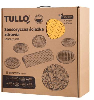 Sensorisch pad TULLO Fizjo, pastel, 11 stuks