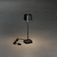 Konstsmide 7829-750 Capri LED-accutafellamp 2.2 W Warmwit Zwart - thumbnail