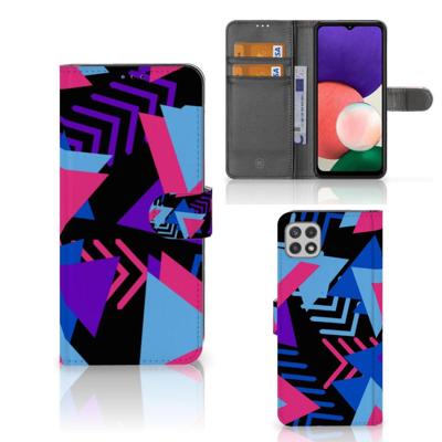 Samsung Galaxy A22 5G | Book Case | Funky Triangle