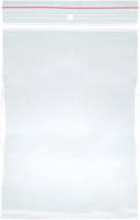OFFICE products gripsealzakje, transparant, pak van 100 stuks, 80 x 120 mm - thumbnail