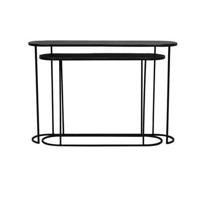 Light & Living Sidetable 'Bocov' Set van 2 stuks, kleur Antiek Lood - thumbnail