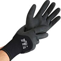 Asatex Koudebestendige handschoen | maat 10 zwart | EN 388, EN 511 PSA-categorie II | terry-lussen | 6 paar - 3677V/10 3677V/10 - thumbnail