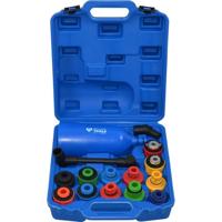Brilliant Tools BT711110 master olievultrechter-set met draaibare hoekarm, 15-delig - thumbnail