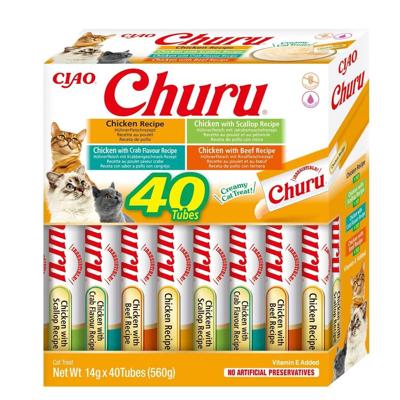 INABA Churu Variety box Chicken - Kattensnoepje - 40 x 14g