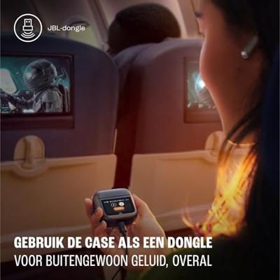 JBL Tour Pro 3, True Wireless Bluetooth Oordopjes met Smart Oplaadcase, 40 uur Batterijduur, True Adaptive Noise Cancelling 2.0 en JBL Spatial 360 Sound met Head Tracking, Zwart