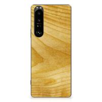 Sony Xperia 1 III | Bumper Hoesje | Licht Hout - thumbnail