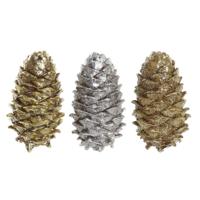 Kerstversiering DKD Home Decor ananas Hars (13 x 7,5 x 7,5 cm) (3) (3 Stuks) - thumbnail