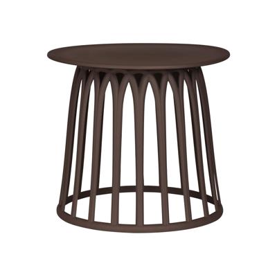 WOOOD Outdoor Bijzettafel 'Boy' 50cm, kleur Paars/Bruin
