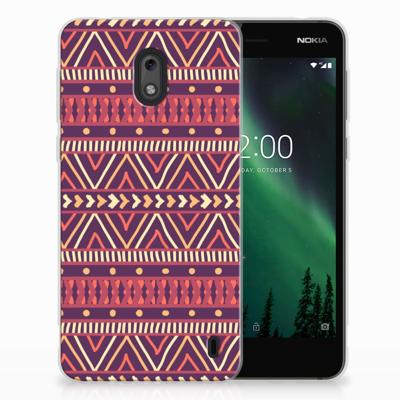 Nokia 2 TPU bumper Aztec Paars Nokia 2 TPU bumper Aztec Paars