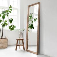 DTP Home Spiegel 'Metropole' Teakhout, 180 x 65cm - thumbnail