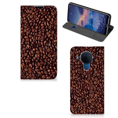 Nokia 5.4 | Flip Style Cover | Koffiebonen