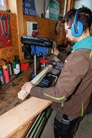 Scheppach Tafelboormachine DP16VLS 500W snelspanboorkop 3 tot 16mm 600 - 2600 rpm - thumbnail
