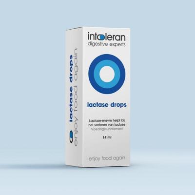 Lactase Drops - 14 ml | Lactose Intolerantie | Bevat vloeibaar Lactase enzym dat helpt bij het verteren van Lactose | Lactose-vrij koken | Intoleran