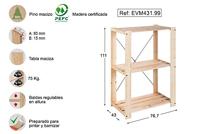 Planken Astigarraga Evolution3 Pijnboom (111 x 76,7 x 43 cm) - thumbnail