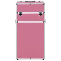 Make-up trolley aluminium roze - thumbnail