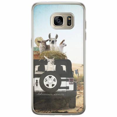 Samsung Galaxy S7 Edge siliconen hoesje - Adventure awaits Samsung Galaxy S7 Edge siliconen hoesje - Adventure awaits