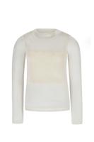 Like Flo winter velvet mesh top meisjes teens - beige - voering - thumbnail
