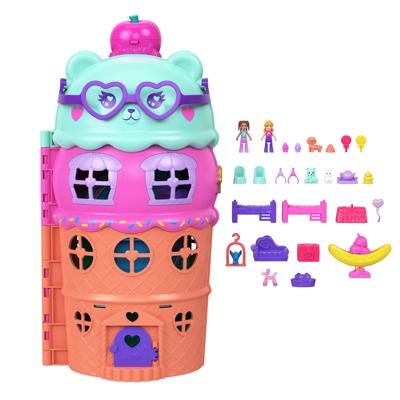 Polly Pocket - IJshoorntjeshuisset - Met figuren - Polly Pocket - JFT91